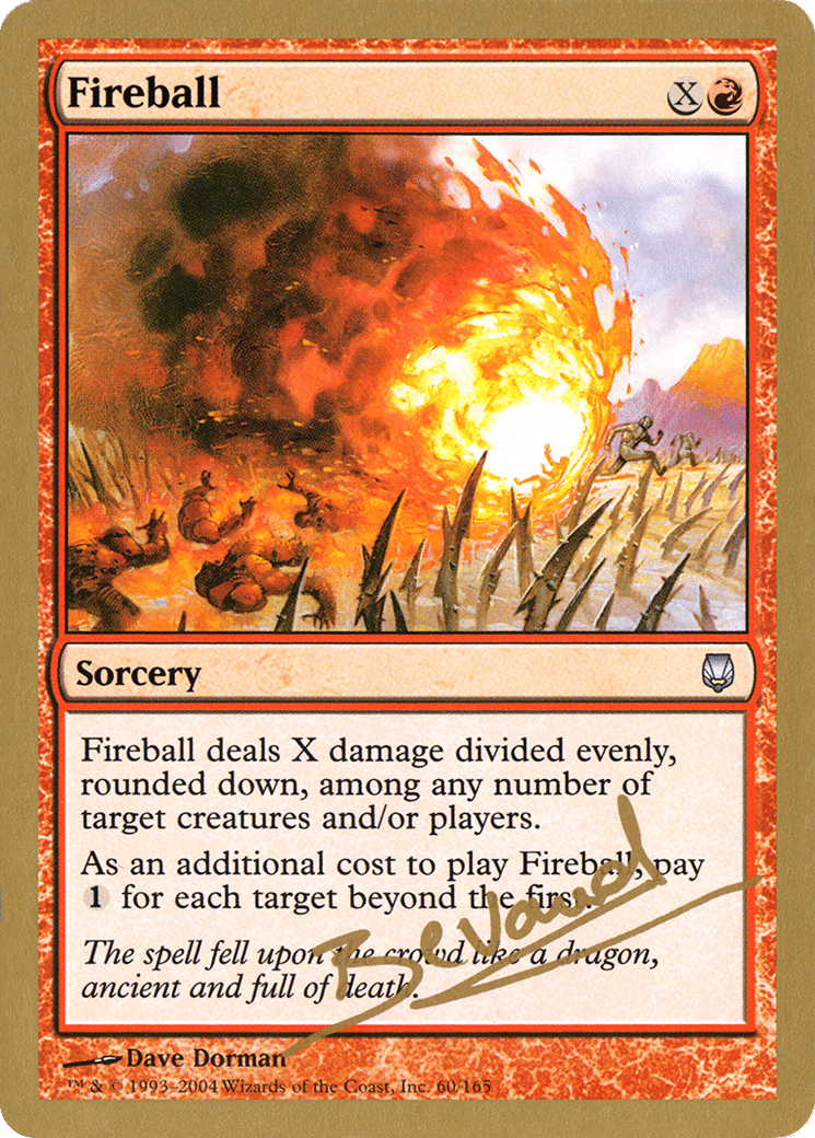 Fireball — World Championship Decks 2004 — Magic: The Gathering