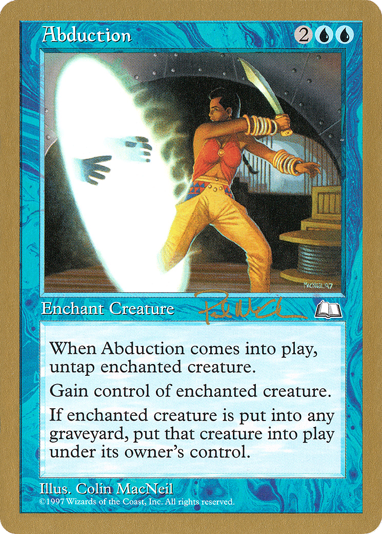 Abduction — World Championship Decks 1997 — Magic: The Gathering