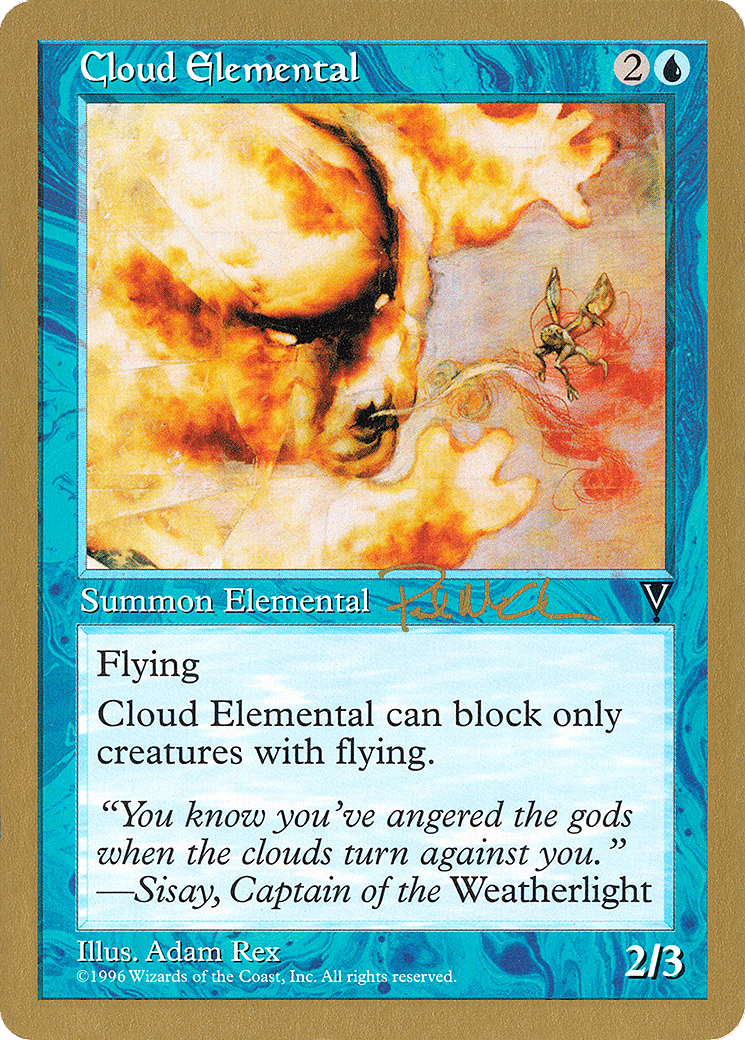 Cloud Elemental — World Championship Decks 1997 — Magic: The Gathering