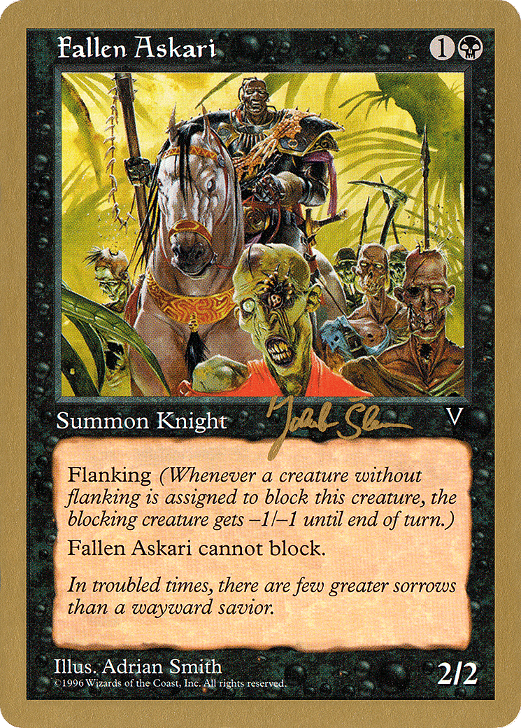 Fallen Askari — World Championship Decks 1997 — Magic: The Gathering