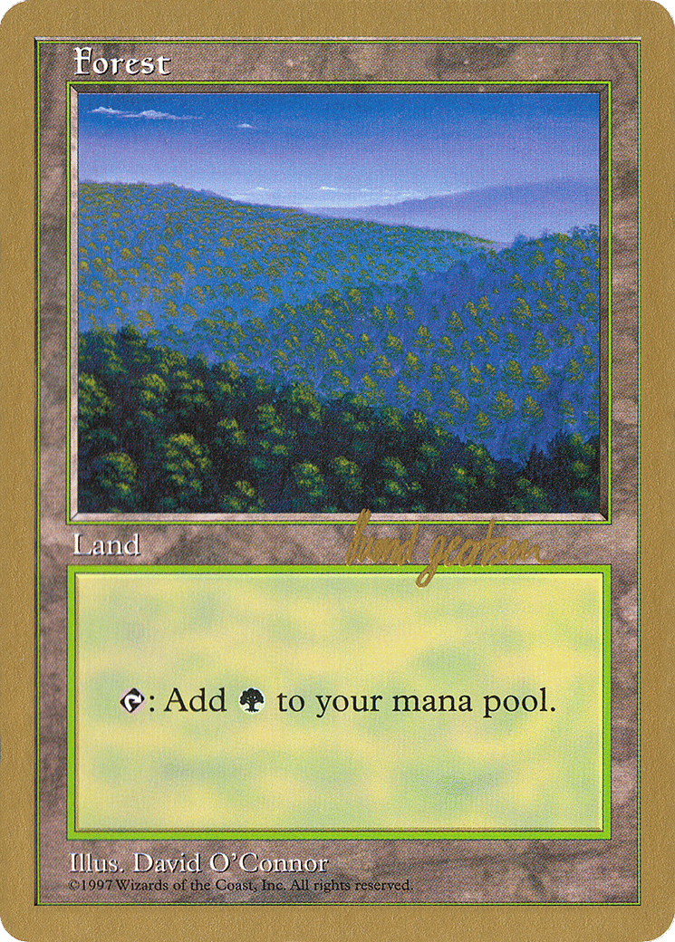 Forest — World Championship Decks 1997 — Magic: The Gathering