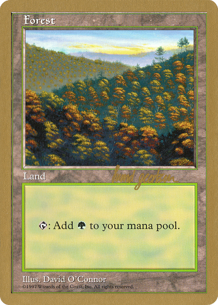 Forest — World Championship Decks 1997 — Magic: The Gathering