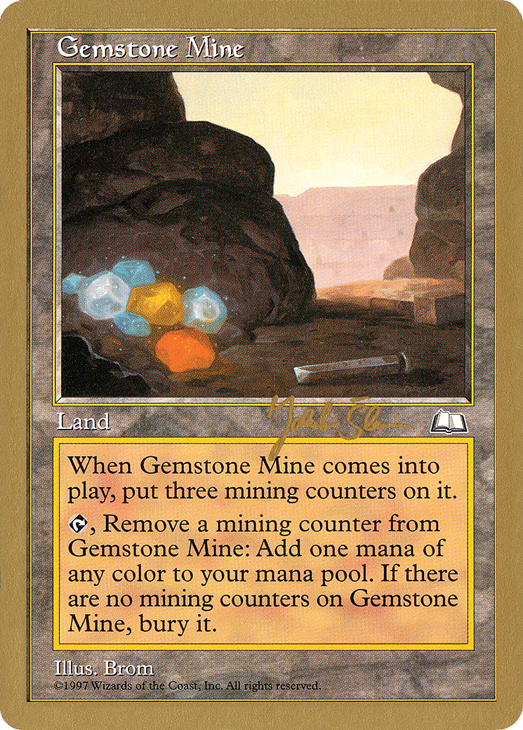 Gemstone Mine — World Championship Decks 1997 — Magic: The Gathering