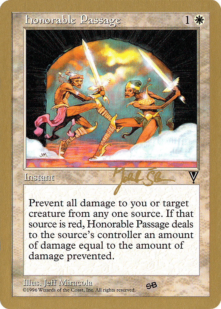 Honorable Passage — World Championship Decks 1997 — Magic: The Gathering