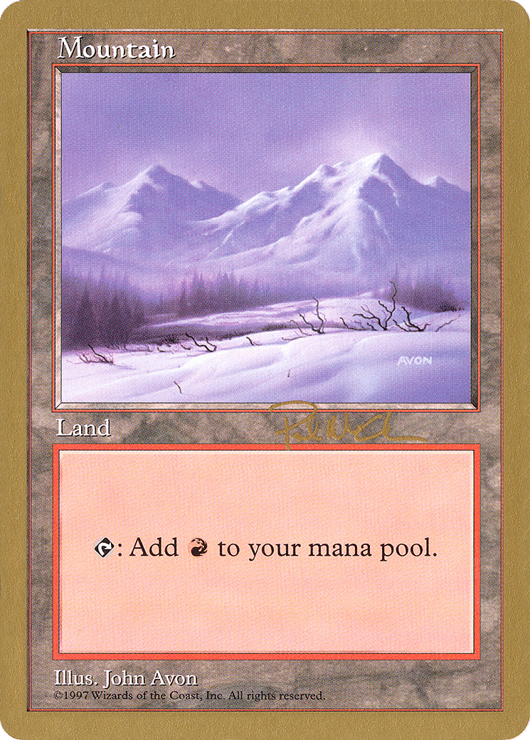 Mountain — World Championship Decks 1997 — Magic: The Gathering