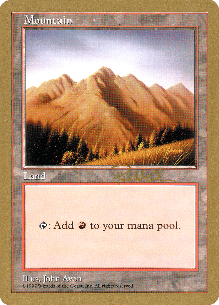 Mountain — World Championship Decks 1997 — Magic: The Gathering