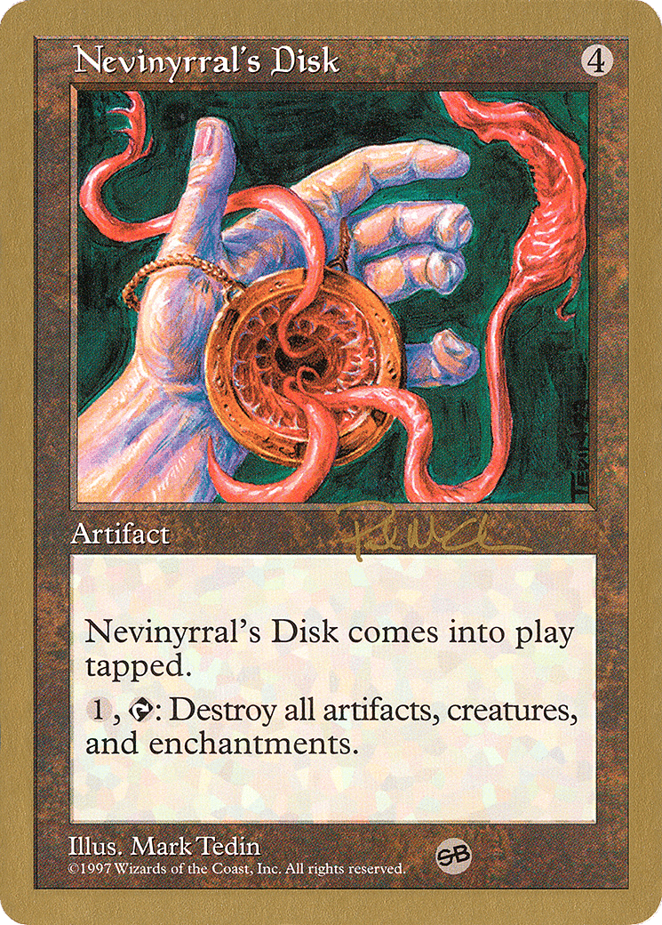 Nevinyrral's Disk — World Championship Decks 1997 — Magic: The Gathering