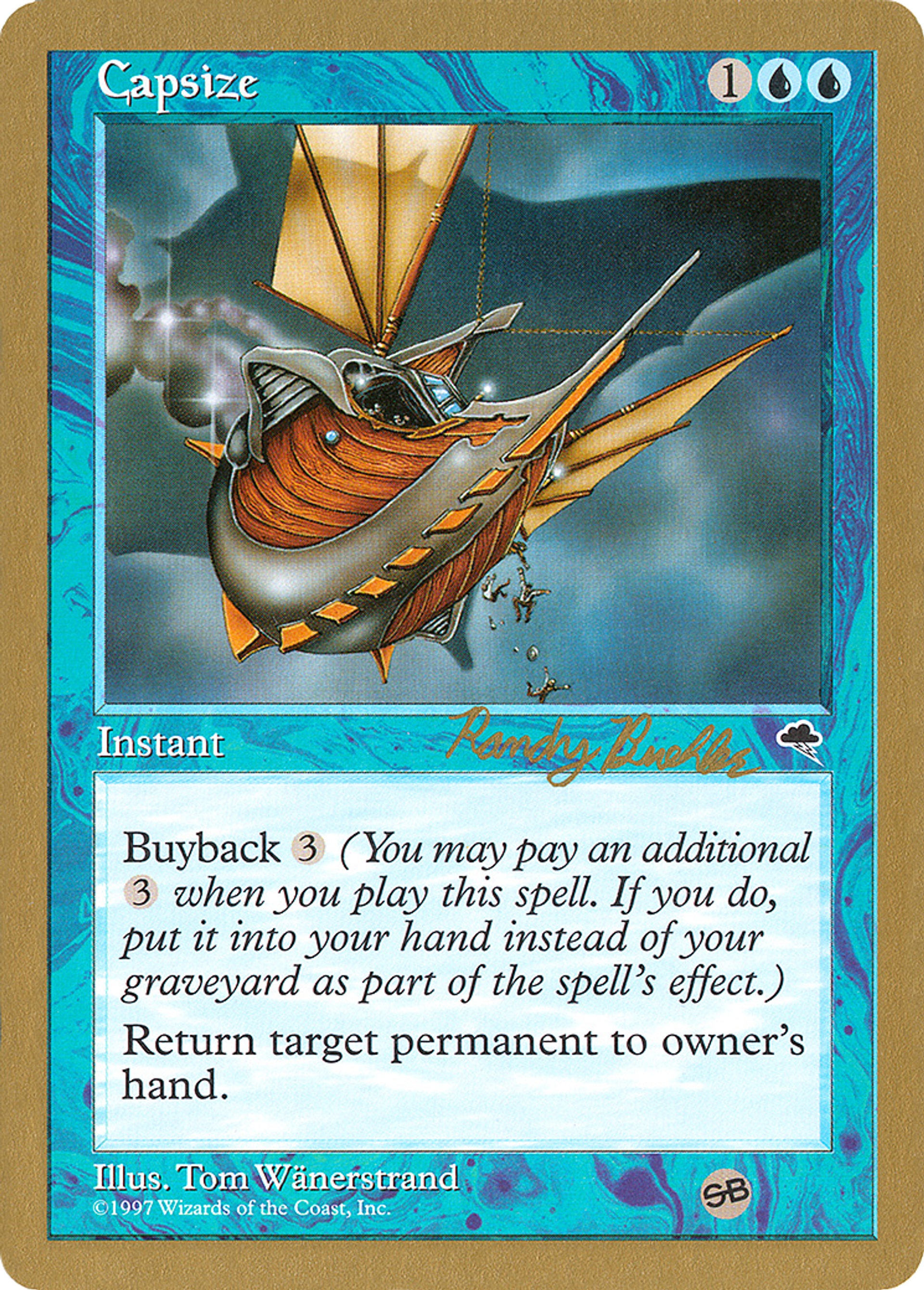 Capsize — World Championship Decks 1998 — Magic: The Gathering