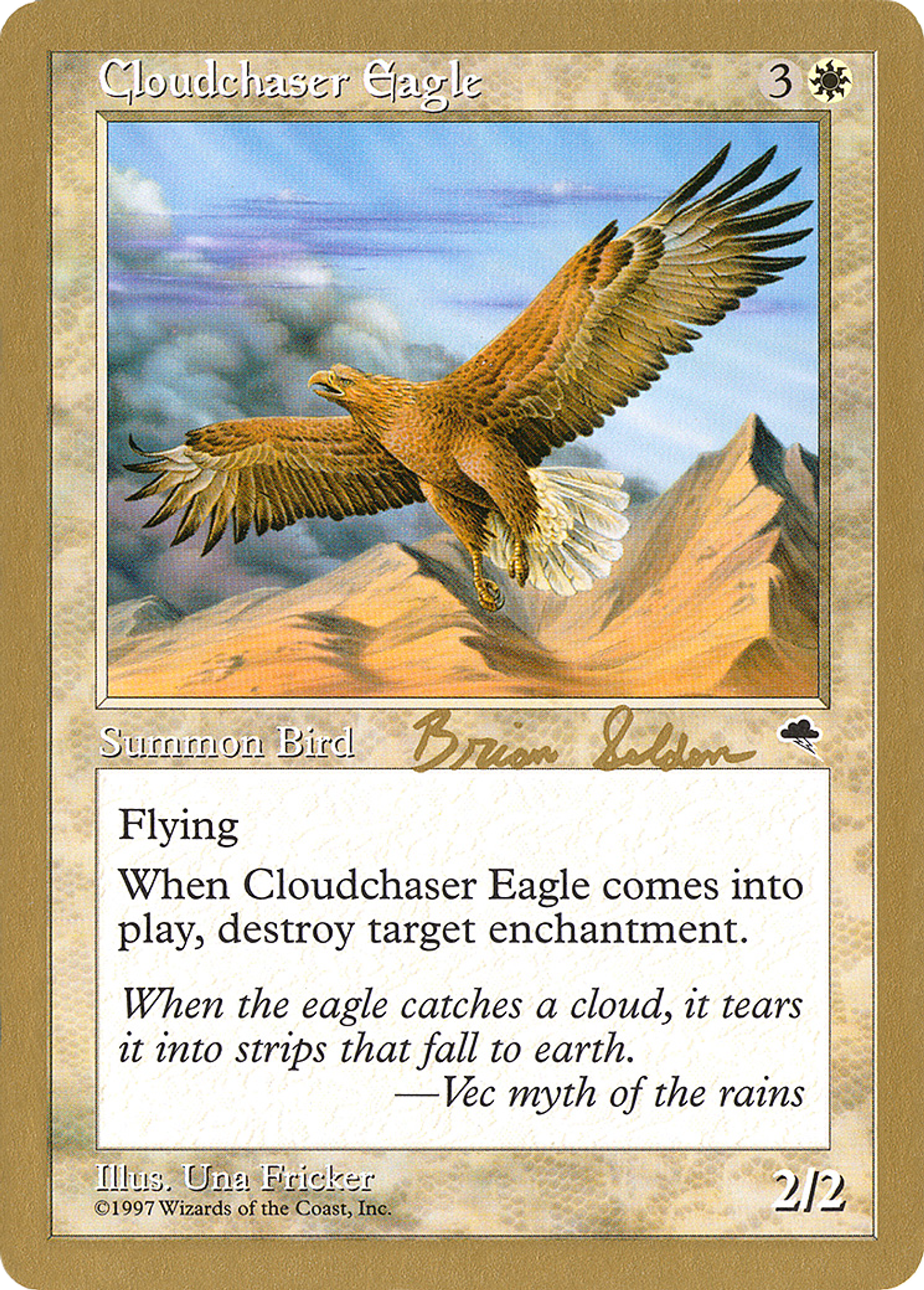 Aigle chasse-nuages — World Championship Decks 1998 — Magic: The Gathering