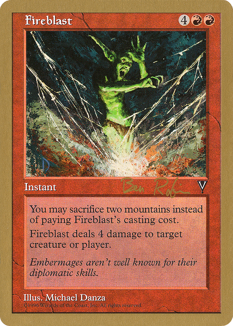 Fireblast — World Championship Decks 1998 — Magic: The Gathering