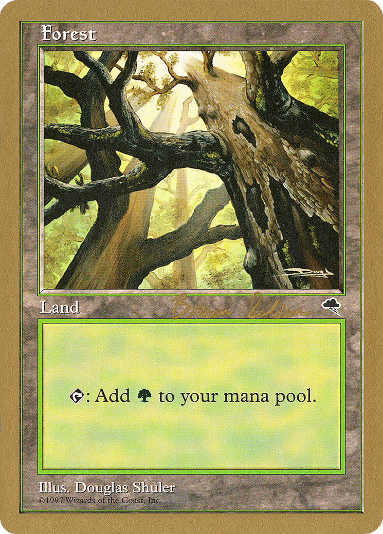 Forest — World Championship Decks 1998 — Magic: The Gathering