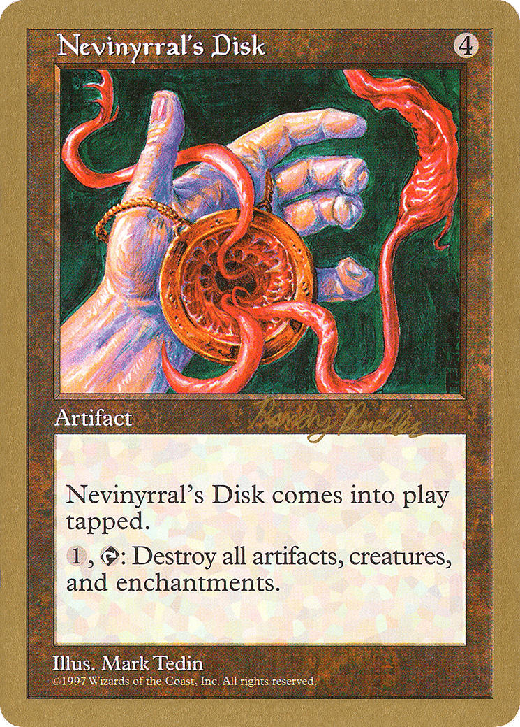 Nevinyrral's Disk — World Championship Decks 1998 — Magic: The Gathering