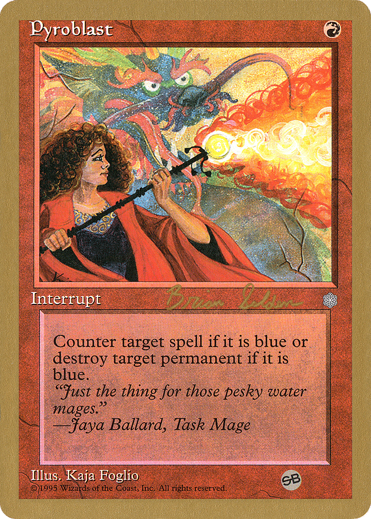Pyroblast — World Championship Decks 1998 — Magic: The Gathering