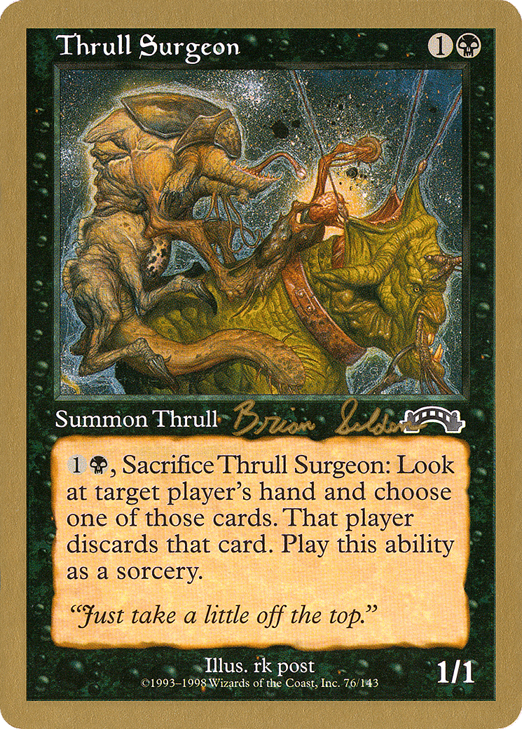 Thrull Surgeon — World Championship Decks 1998 — Magic: The Gathering