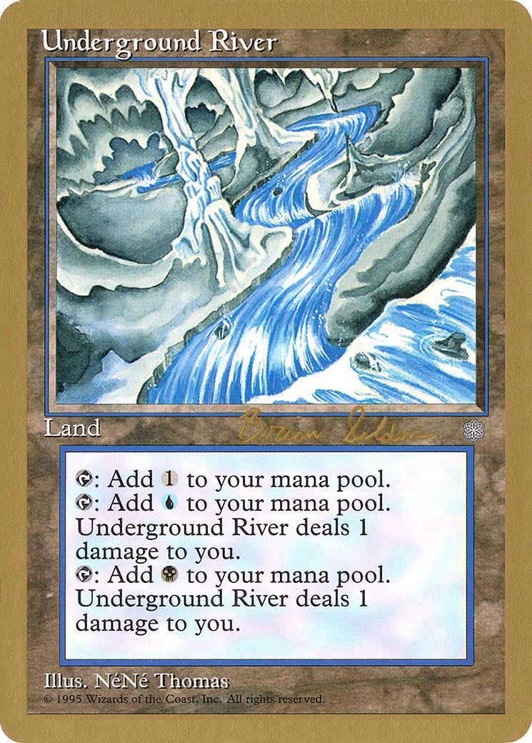 Underground River — World Championship Decks 1998 — Magic: The Gathering