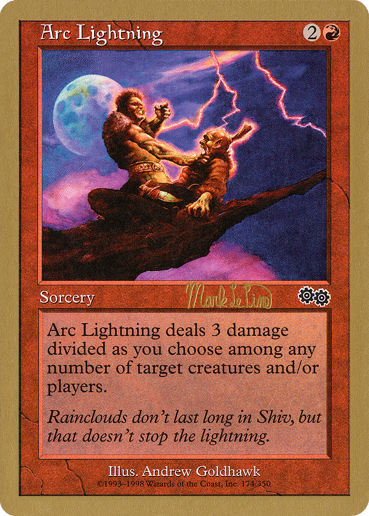 Arc Lightning — World Championship Decks 1999 — Magic: The Gathering