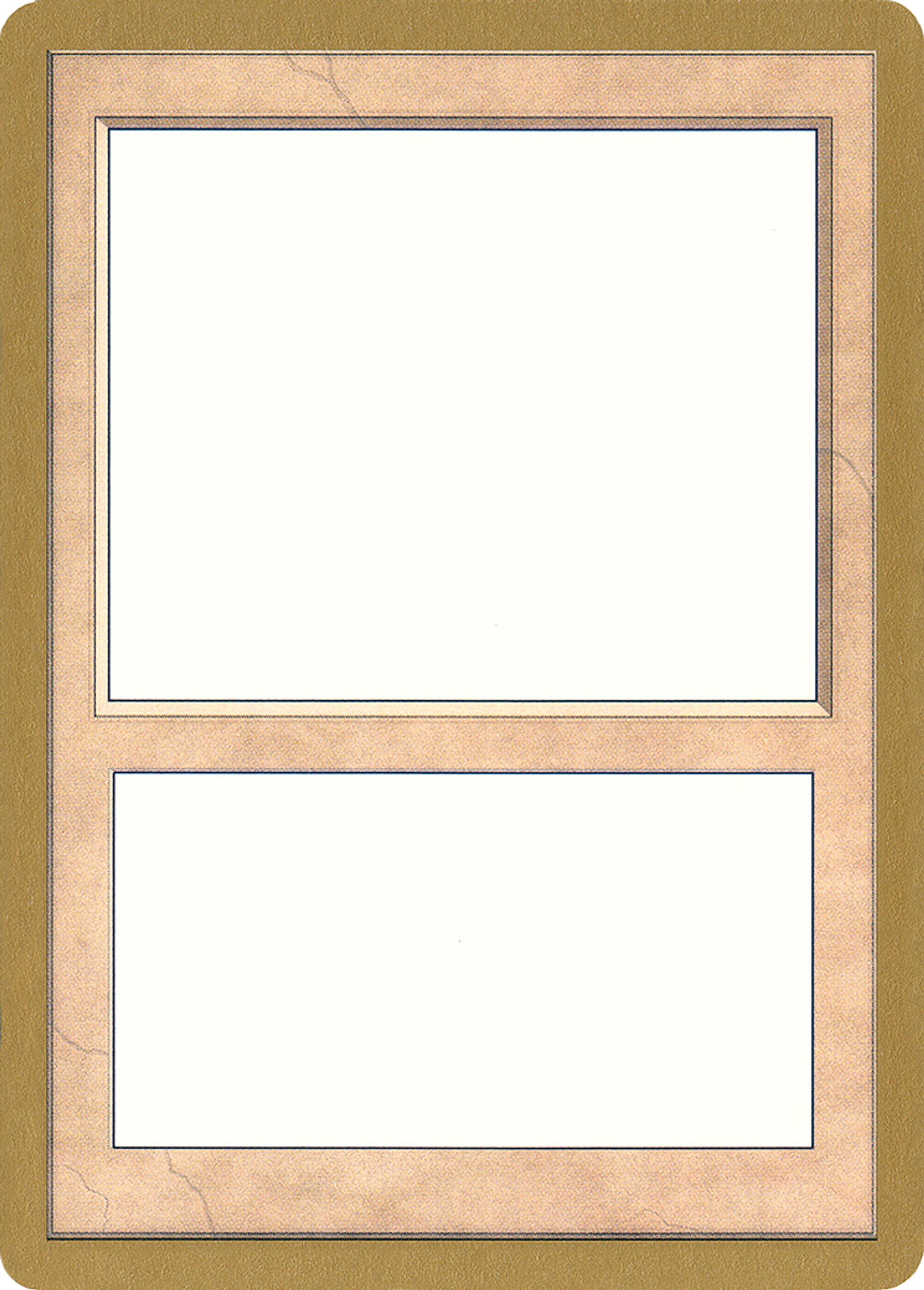 Blank Card — World Championship Decks 1999 — Magic: The Gathering