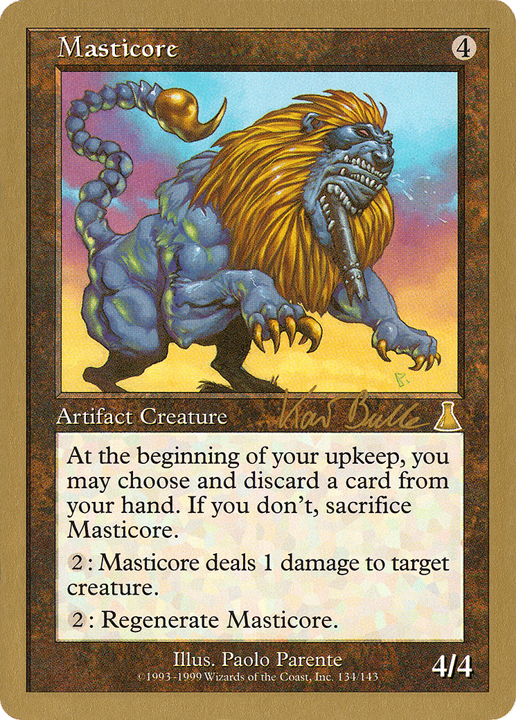 Masticore — World Championship Decks 1999 — Magic: The Gathering