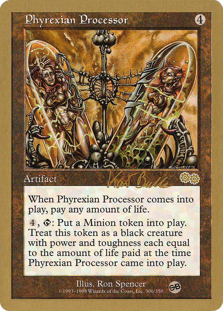 Phyrexian Processor — World Championship Decks 1999 — Magic: The Gathering
