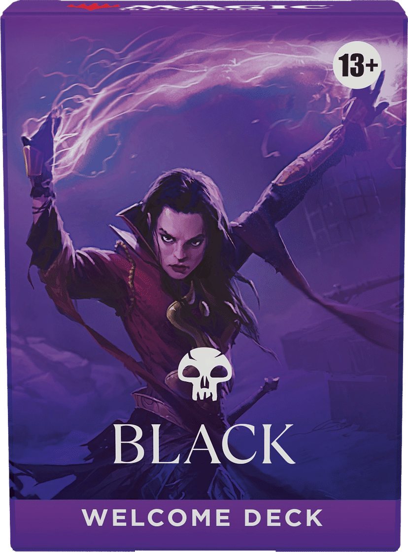 Welcome Deck 2024 Black Deck from Duskmourn: House of Horror - Magic: The Gathering