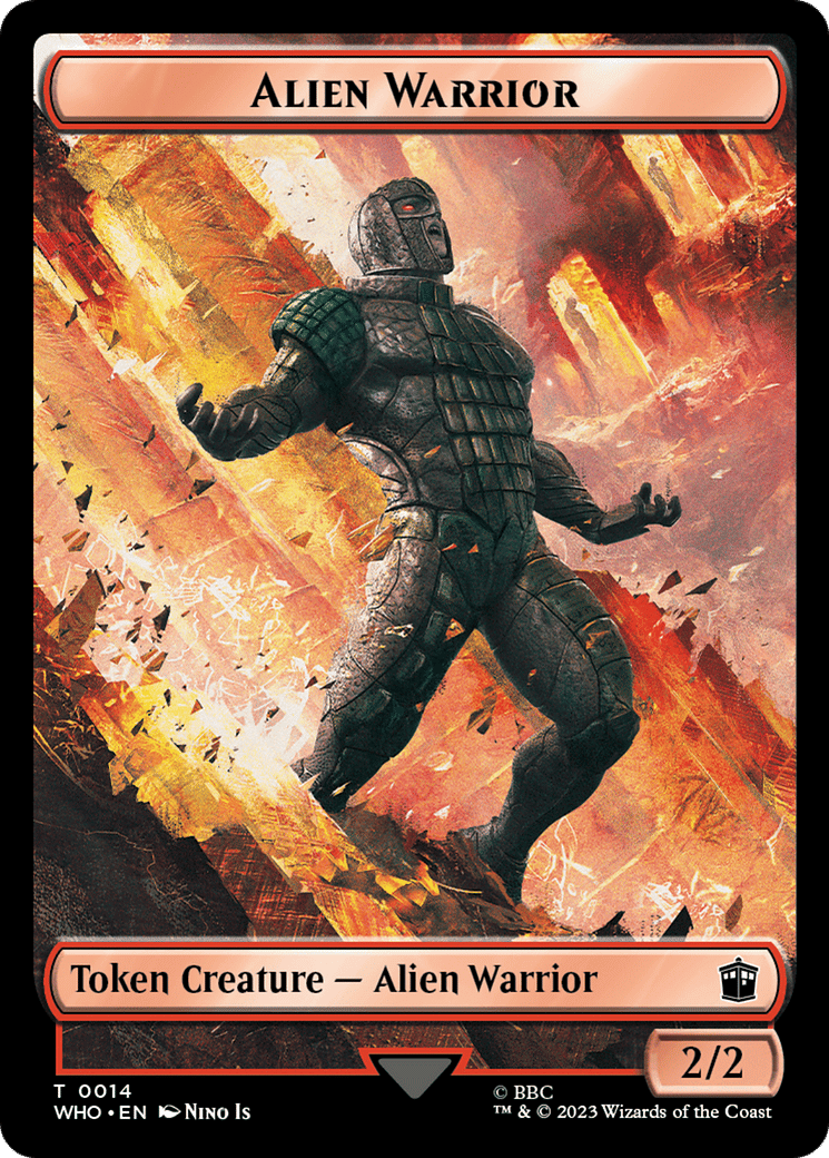 Alien Warrior — Doctor Who — Magic: The Gathering