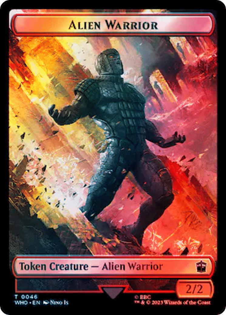 Alien Warrior — Doctor Who — Magic: The Gathering