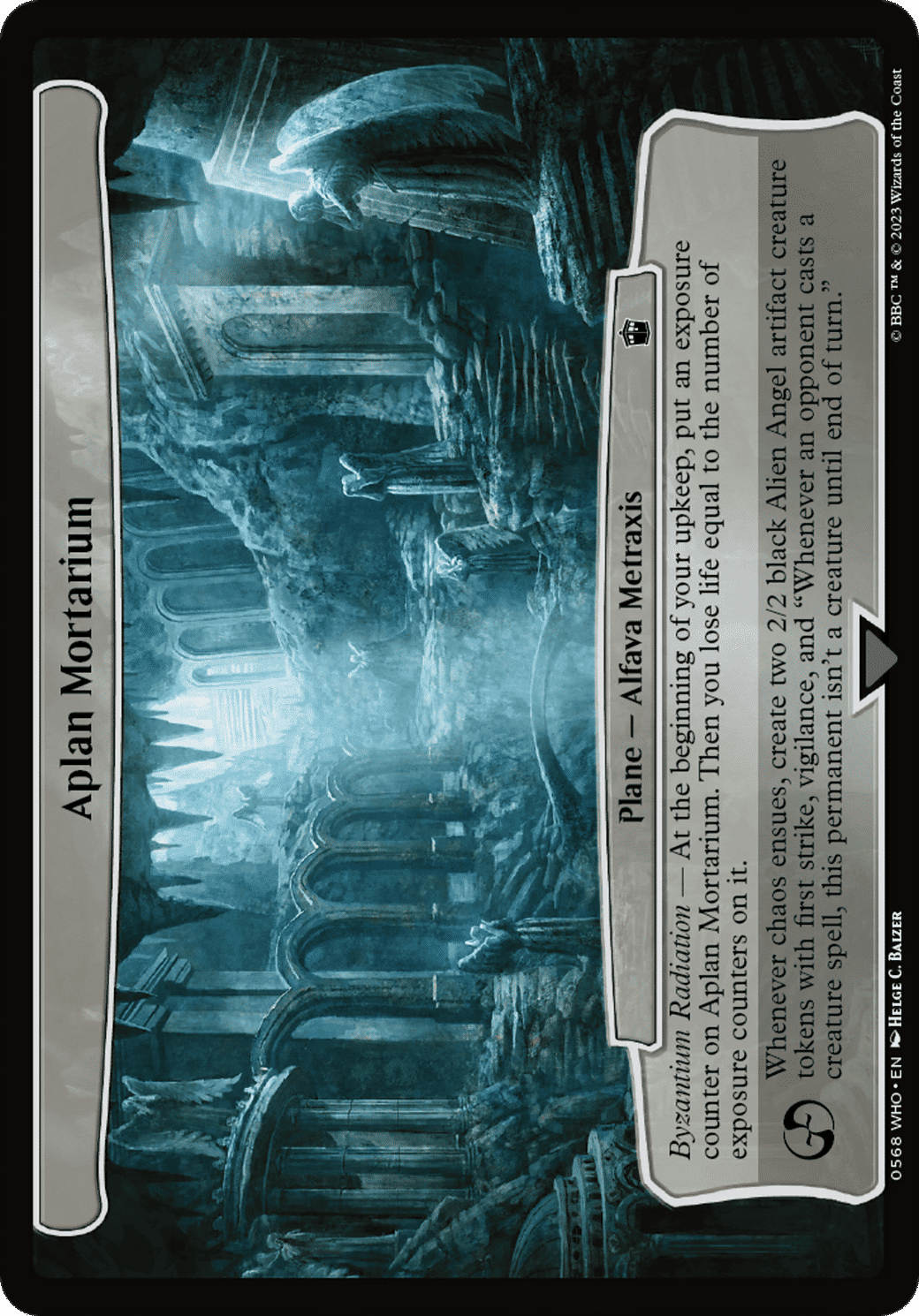 Aplan Mortarium — Doctor Who — Magic: The Gathering