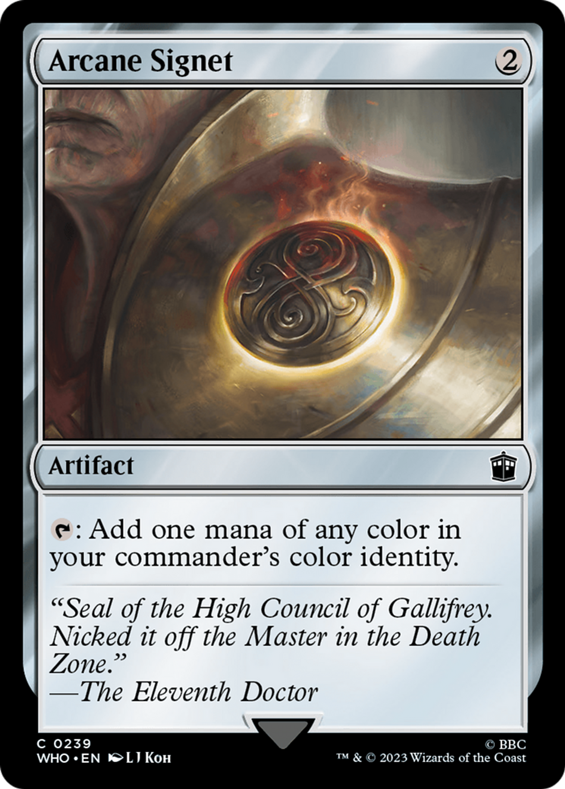 Arcane Signet — Doctor Who — Magic: The Gathering