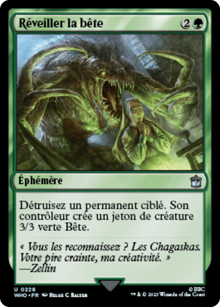 Réveiller la bête — Doctor Who — Magic: The Gathering