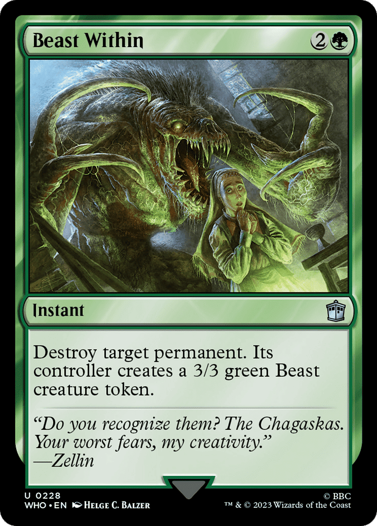 Beast Within — Doctor Who — Magic: The Gathering