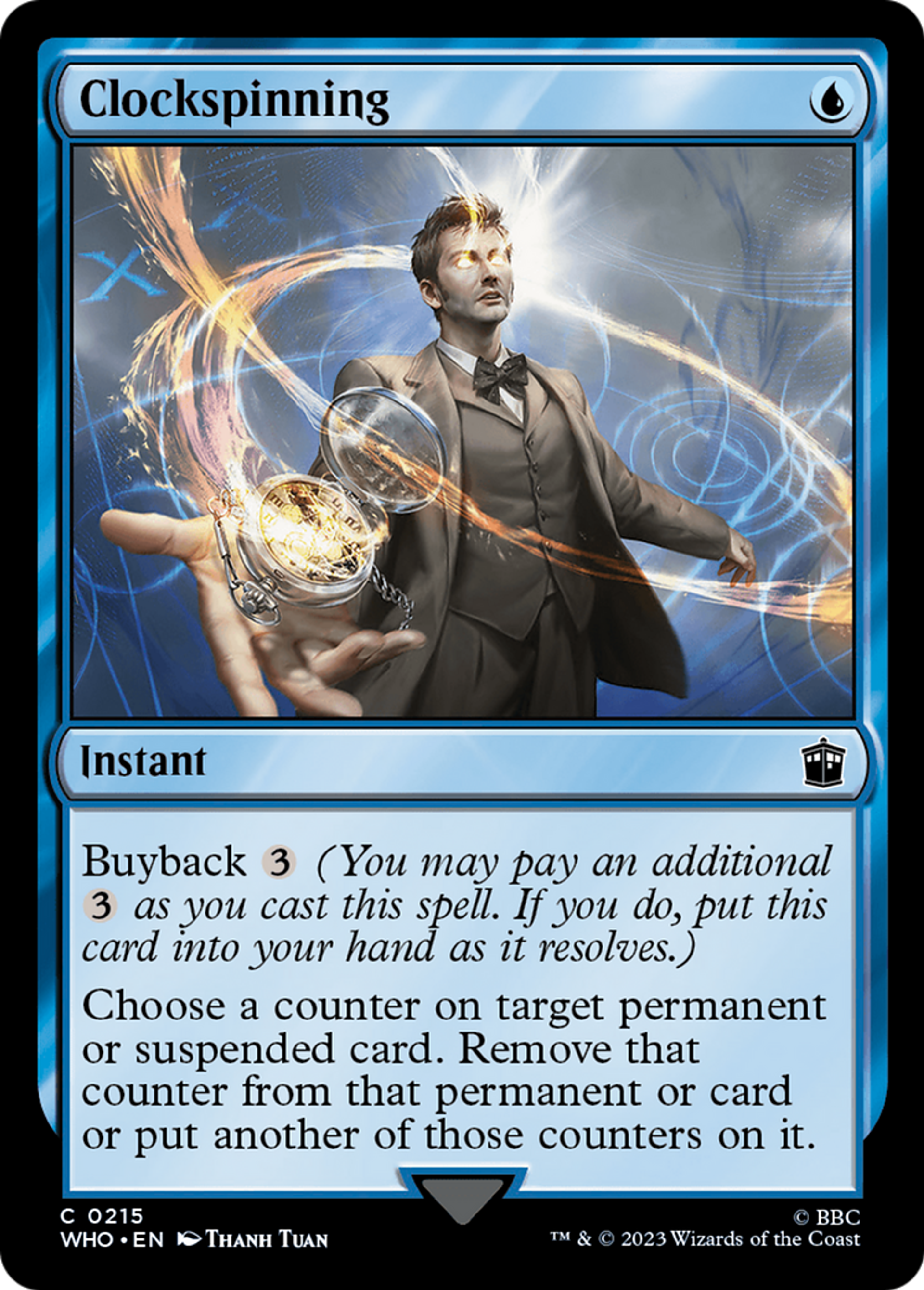 Clockspinning — Doctor Who — Magic: The Gathering