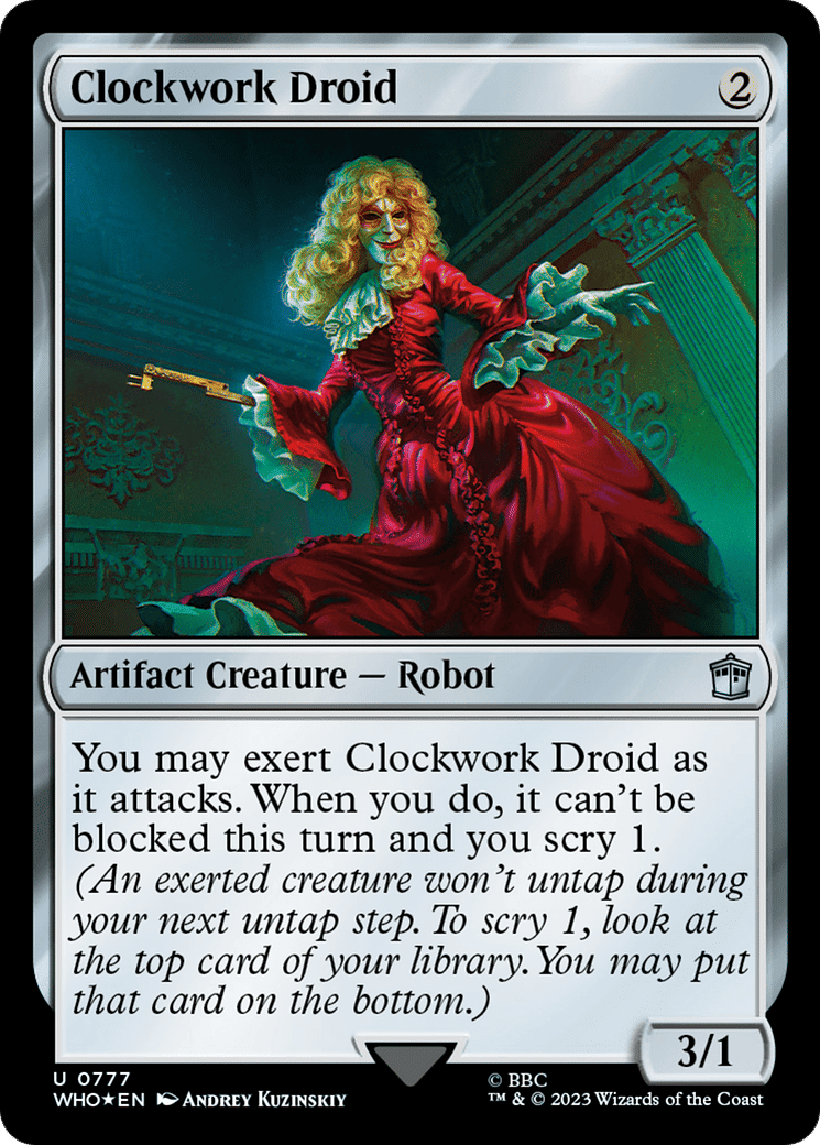 Clockwork Droid — Doctor Who — Magic: The Gathering