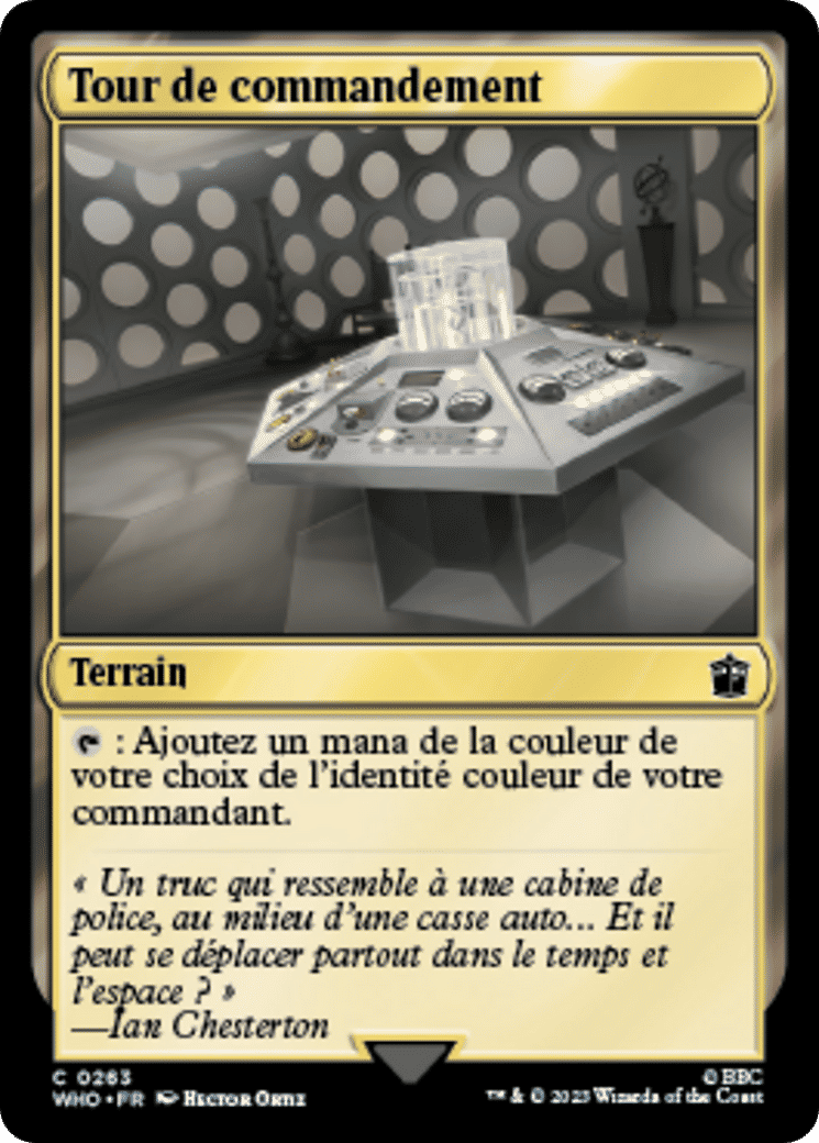 Tour de commandement — Doctor Who — Magic: The Gathering