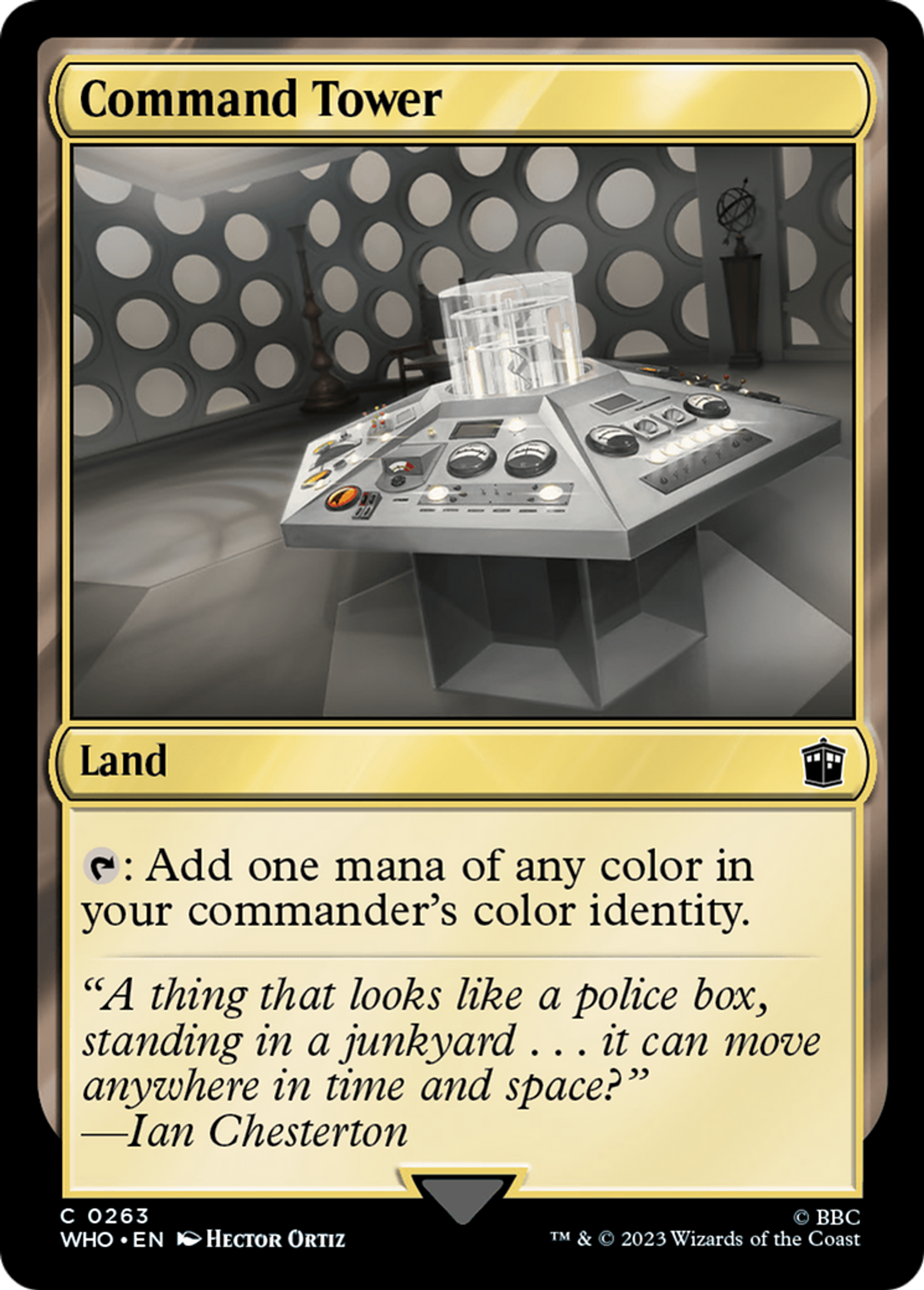Command Tower — Doctor Who — Magic: The Gathering