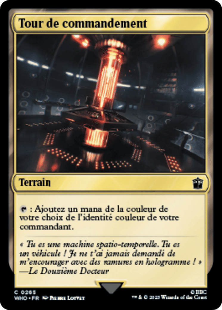 Tour de commandement — Doctor Who — Magic: The Gathering