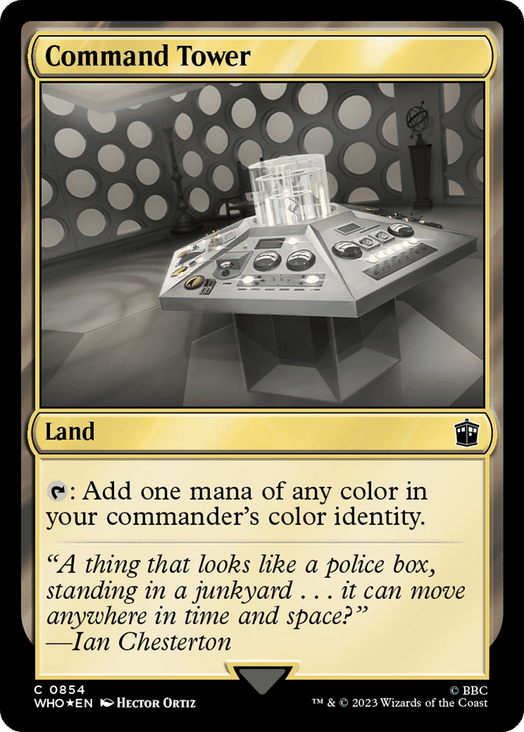 Command Tower — Doctor Who — Magic: The Gathering
