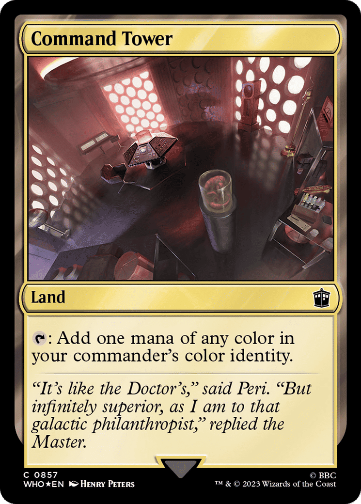 Command Tower — Doctor Who — Magic: The Gathering