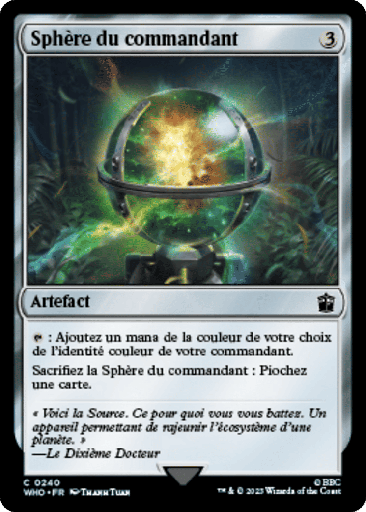 Sphère du commandant — Doctor Who — Magic: The Gathering