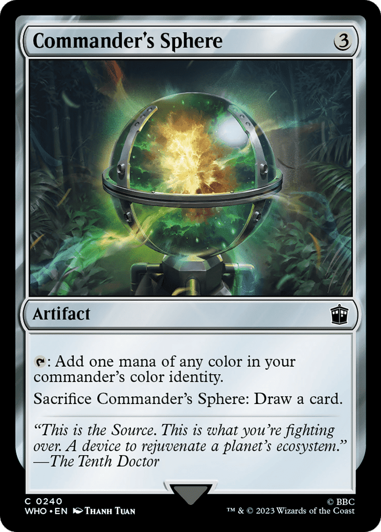 Commander's Sphere — Doctor Who — Magic: The Gathering