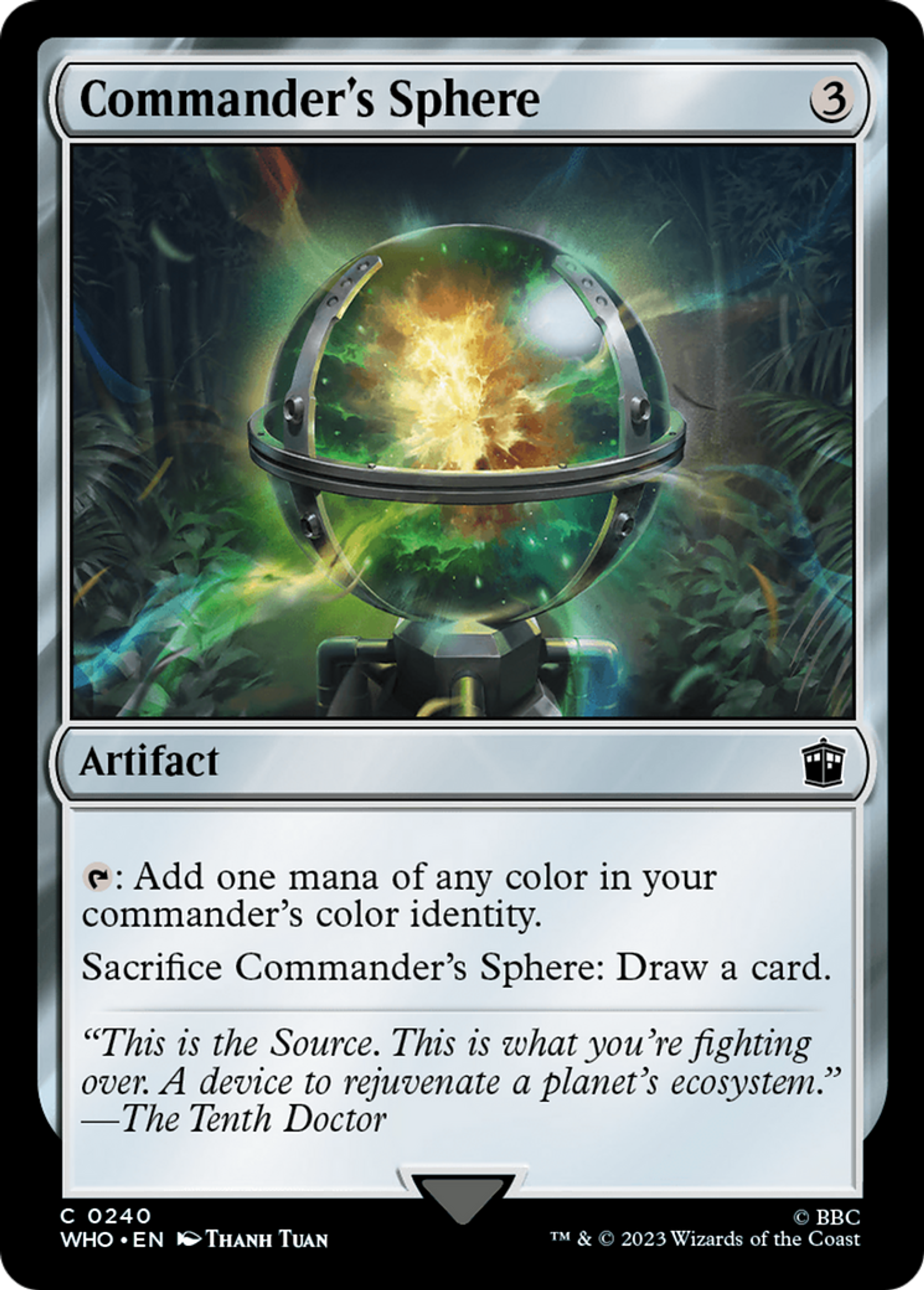 Sphère du commandant — Doctor Who — Magic: The Gathering