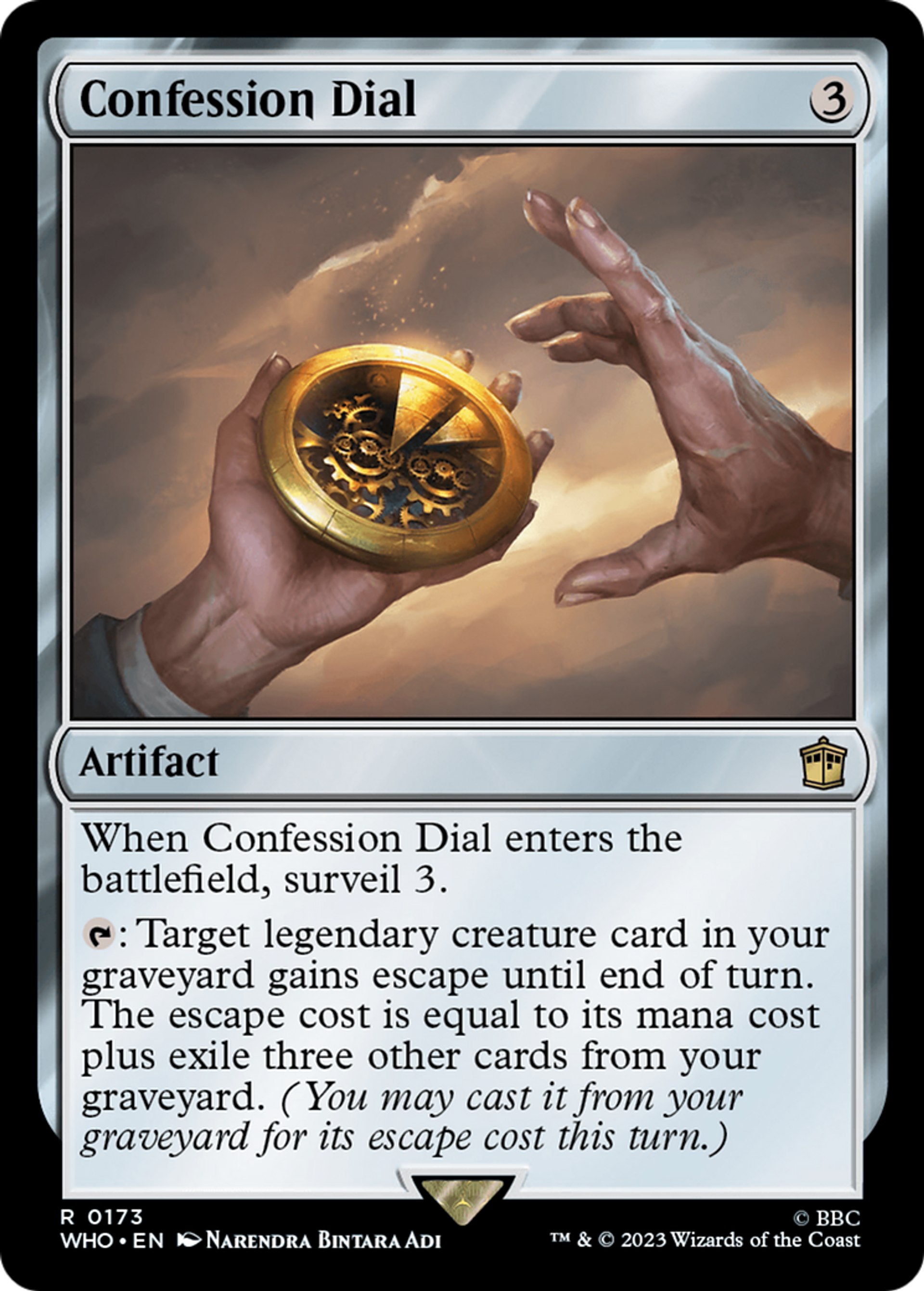 Cadran de confession — Doctor Who — Magic: The Gathering
