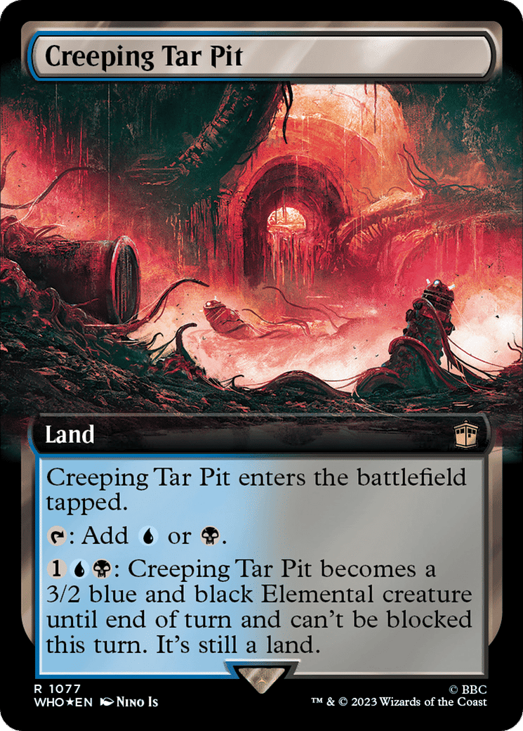 Creeping Tar Pit — Doctor Who — Magic: The Gathering