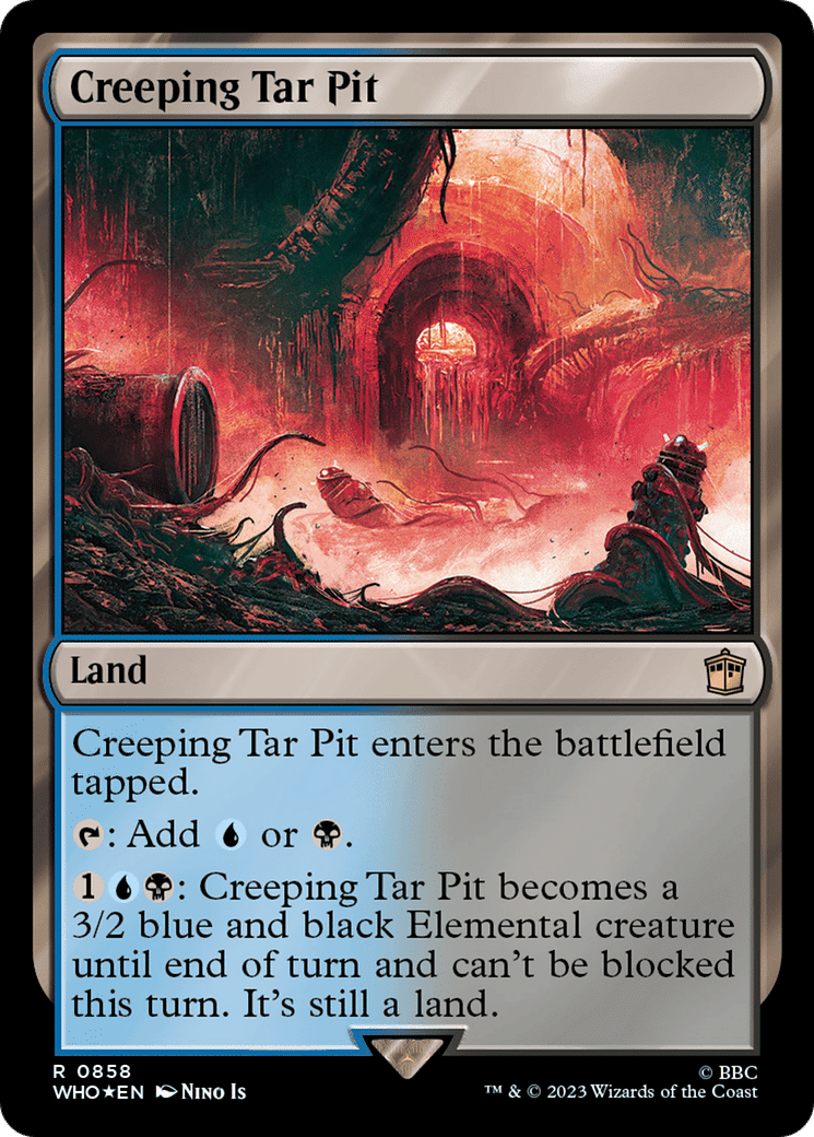 Creeping Tar Pit — Doctor Who — Magic: The Gathering