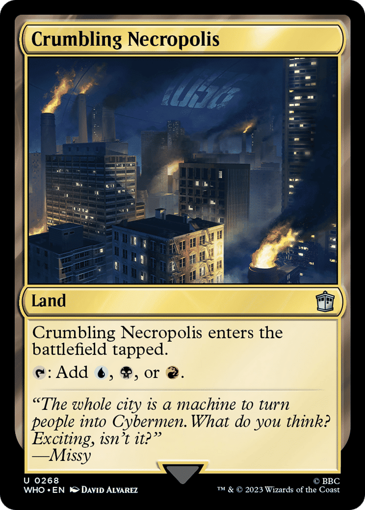 Crumbling Necropolis — Doctor Who — Magic: The Gathering