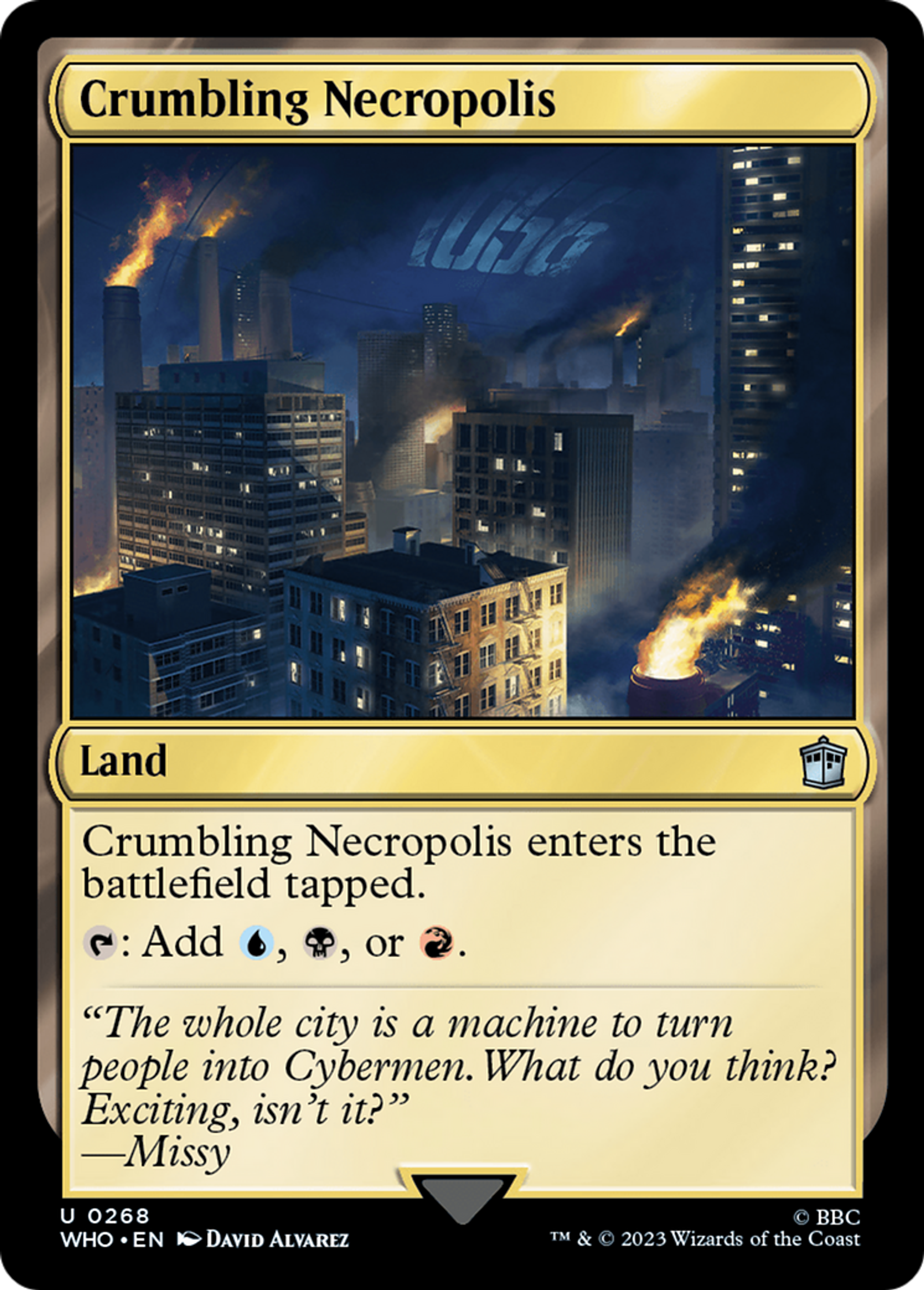 Nécropole croulante — Doctor Who — Magic: The Gathering