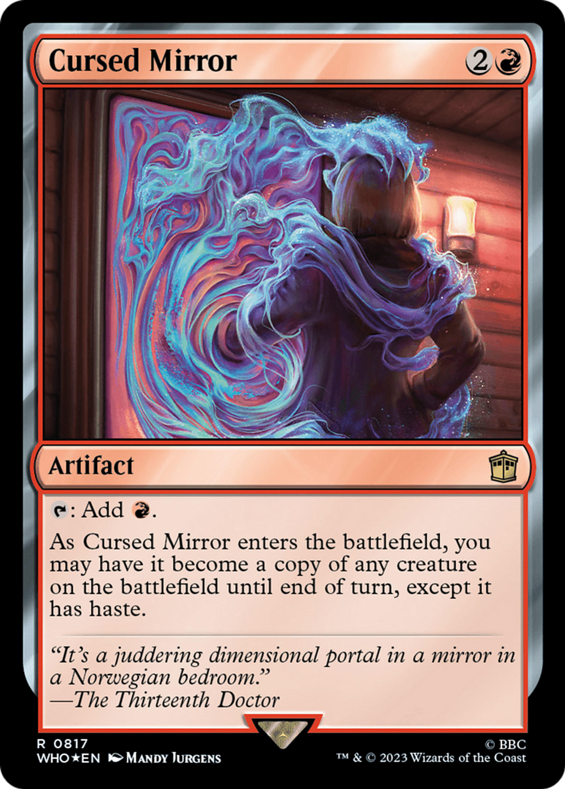 Cursed Mirror — Doctor Who — Magic: The Gathering