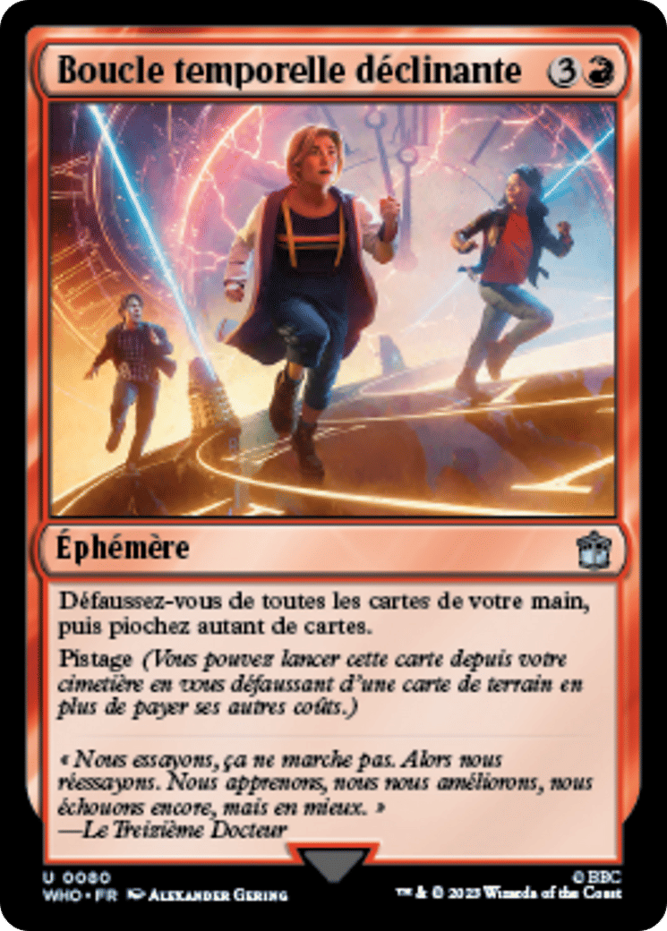 Boucle temporelle déclinante — Doctor Who — Magic: The Gathering