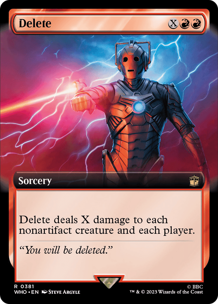 Delete — Doctor Who — Magic: The Gathering