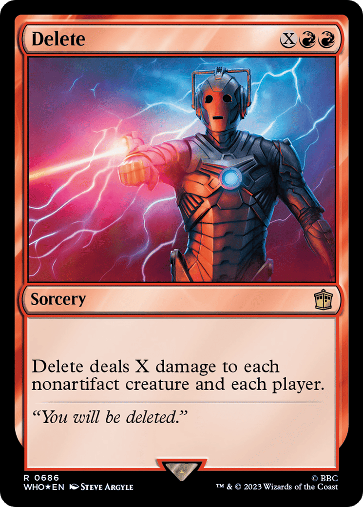 Delete — Doctor Who — Magic: The Gathering
