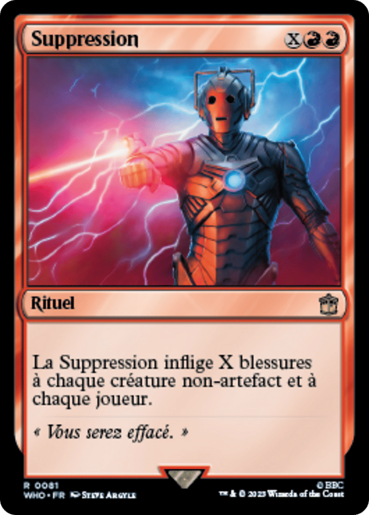 Delete — Doctor Who — Magic: The Gathering